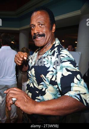 25 ottobre 2023 - l'attore americano Richard Roundtree, considerato il "primo eroe nero del cinema d'azione" per il suo ruolo del 1971 in "Shaft", è morto a 81 anni. Foto: Toronto, Ontario, Canada, 2004. (Immagine di credito: © Brent Perniac/AdMedia via ZUMA Press Wire) SOLO PER USO EDITORIALE! Non per USO commerciale! Foto Stock