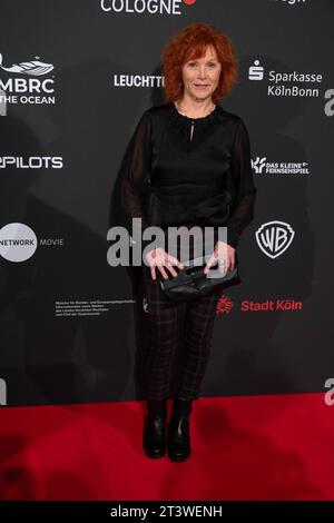 Heike TRINKER, Schauspielerin, Roter Teppich, Red Carpet Show, Ankunft, arrivo, Film Festival Cologne Awards a Koeln, 26.10.2022. *** Heike TRINKER, attrice, Red carpet, Red carpet show, arrivo, arrivo, Film Festival Cologne Awards a Colonia, 26 10 2022 crediti: Imago/Alamy Live News Foto Stock