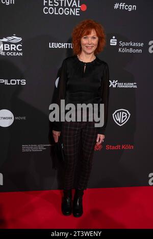 Heike TRINKER, Schauspielerin, Roter Teppich, Red Carpet Show, Ankunft, arrivo, Film Festival Cologne Awards a Koeln, 26.10.2022. *** Heike TRINKER, attrice, Red carpet, Red carpet show, arrivo, arrivo, Film Festival Cologne Awards a Colonia, 26 10 2022 crediti: Imago/Alamy Live News Foto Stock