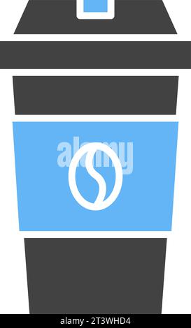 Immagine vettoriale dell'icona della tazza da caffè. Illustrazione Vettoriale