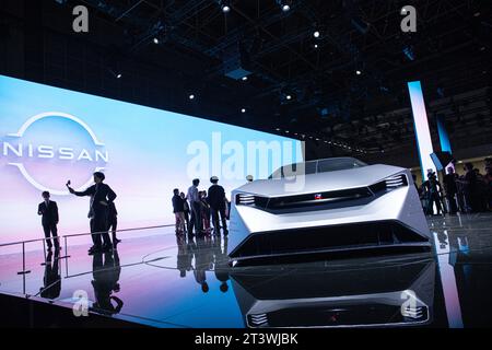 Concept car Nissan Hyper Force in mostra al Japan Mobility Show 2023. 25 ottobre 2023. Crediti: Stanislav Kogiku/AFLO/Alamy Live News Foto Stock