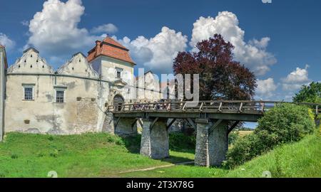 Castello di Svirzh nella regione di Lviv in Ucraina Foto Stock
