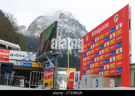 BMW Viessmann Rodel Welt Cup a Koenigssee, Deutschland AM 03.01.2015 Foto Stock