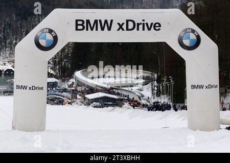 BMW Viessmann Rodel Welt Cup a Koenigssee, Deutschland AM 03.01.2015 Foto Stock