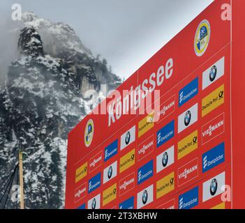 BMW Viessmann Rodel Welt Cup a Koenigssee, Deutschland AM 03.01.2015 Foto Stock