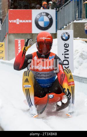 Viessmann Rodel Welt Cup Herren a Koenigssee, Deutschland AM 04.01.2015 Foto Stock