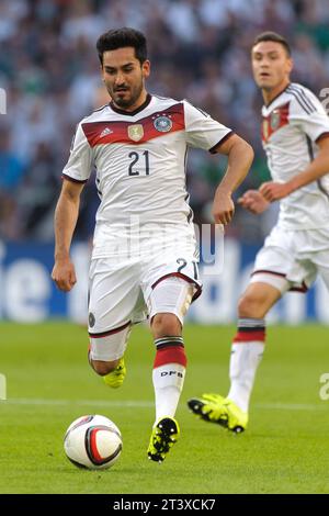 İlkay Guendogan (21) Aktion Deutschland - USA 1:2 Fussball Laenderspiel a Koeln, Deutschland AM 10.06.2015 Foto Stock