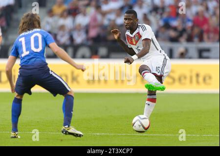 Antonio Ruediger Aktion Deutschland - USA 1:2 Fussball Laenderspiel in Koeln, Deutschland AM 10.06.2015 Foto Stock