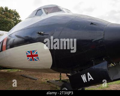 Royal Plane (Tour sudamericano), Handley Page HPR.7 Dart Herald 100, The Museum of Berkshire Aviation, Woodley, Reading, Berkshire, Inghilterra, REGNO UNITO, REGNO UNITO. Foto Stock