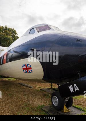 Royal Plane (Tour sudamericano), Handley Page HPR.7 Dart Herald 100, The Museum of Berkshire Aviation, Woodley, Reading, Berkshire, Inghilterra, REGNO UNITO, REGNO UNITO. Foto Stock