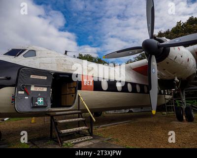 Royal Plane (Tour sudamericano), Handley Page HPR.7 Dart Herald 100, The Museum of Berkshire Aviation, Woodley, Reading, Berkshire, Inghilterra, REGNO UNITO, REGNO UNITO. Foto Stock