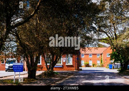 Milford sul Sea War Memorial Hospital. Milford on Sea, New Forest, Hampshire, Inghilterra, Regno Unito, Europa Foto Stock