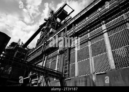 Stahlwerk Hochofen Landschaftspark Duisburg Nord Ruhrgebiet Ruhr area Germania Foto Stock