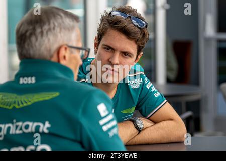 Città del Messico, Messico, 26 ottobre 2023, Felipe Drugovich partecipa al Build Up, round 20 del campionato di Formula 1 2023. Crediti: Michael Potts/Alamy Live News Foto Stock