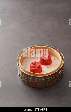 Dessert cinesi torta Ding Sheng, dim sum Foto Stock