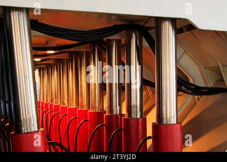 TANGSHAN - 16 NOVEMBRE: Le moderne attrezzature complete per l'estrazione del carbone nel museo kailuan, 16 novembre 2013, tangshan, provincia di hebei, cina. Foto Stock