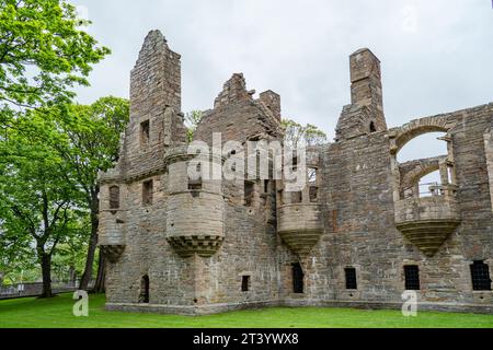 I palazzi di Bishop e Earl a Kirkwall, in Scozia Foto Stock