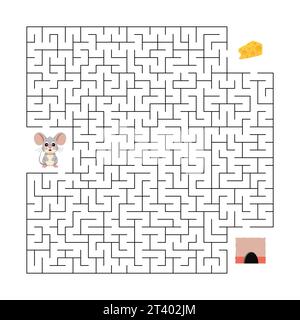 Gioco di puzzle per bambini. Illustrazione Vettoriale