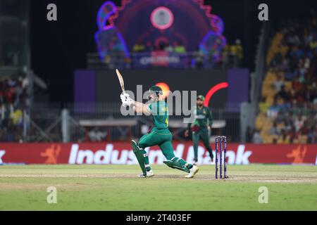 Chennai, Tamil Nadu, INDIA. 27 ottobre 2023. ICC Men's Cricket World Cup INDIA 2023:. PAKISTAN V SUD AFRICA : 26a PARTITA ICC al MAC Stadium di Chennai. (Immagine di credito: © Seshadri Sukumar/ZUMA Press Wire) SOLO USO EDITORIALE! Non per USO commerciale! Foto Stock