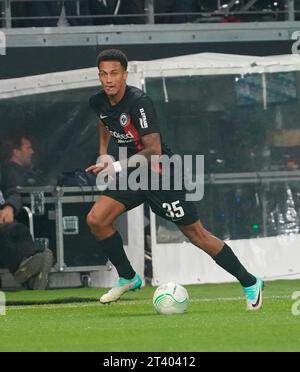 Francoforte, Deutschland. 26 ottobre 2023. 26 ottobre 2023, Deutsche Bank Park, Francoforte, Europa Conference League, Eintracht Frankfurt vs HJK Helsinki, nella foto Tuta (Francoforte) credito: dpa/Alamy Live News Foto Stock