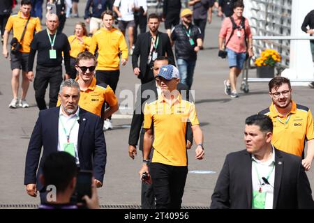 Città del Messico, Messico. 27 ottobre 2023. Lando Norris (GBR) McLaren. Formula 1 World Championship, Rd 20, Gran Premio del Messico, venerdì 27 ottobre 2023. Città del Messico, Messico. Crediti: James Moy/Alamy Live News Foto Stock