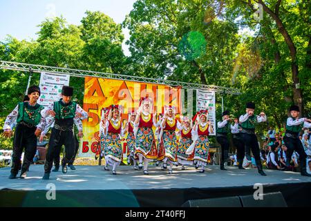 12 08 2023 Bela Palanka, Serbia, "Days of Banice" è un evento gastro-turistico di carattere competitivo e nutre i costumi, la cultura e le tradizioni Foto Stock