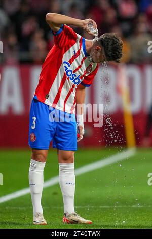 Girona, Spagna. 27 ottobre 2023. Miguel Gutierrez del Girona FC durante la partita la Liga EA Sports tra Girona FC e RC Celta ha giocato al Montilivi Stadium il 27 ottobre 2023 a Girona, in Spagna. (Foto di Bagu Blanco/PRESSINPHOTO) crediti: PRESSINPHOTO SPORTS AGENCY/Alamy Live News Foto Stock