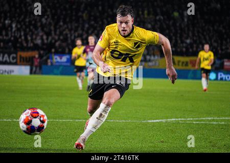 Breda, Paesi Bassi. 27 ottobre 2023. BREDA, PAESI BASSI - OTTOBRE 27: Tom Boere del NAC Breda durante il Keuken Kampioen Divisie match tra NAC Breda e Helmond Sport al Rat Verlegh Stadion il 27 ottobre 2023 a Breda, Paesi Bassi. (Foto di Gabriel Calvino Alonso/Orange Pictures) credito: Orange Pics BV/Alamy Live News Foto Stock