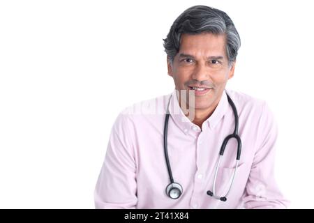 Medico sorridente Foto Stock