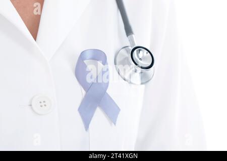 La consapevolezza del cancro ribbon Foto Stock