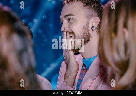 Stoccolma, Svezia. 27 ottobre 2023. Stoccolma, NEP Studios, Svezia, 10 27 2023, Iodl Fridays Final 4. Credito: Daniel Bengtsson/Alamy Live News Foto Stock