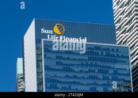 Sede centrale globale di Sun Life Financial a Toronto, ONTARIO, Canada Foto Stock