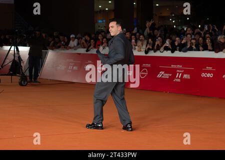 ROMA, ITALIA - OTTOBRE 27: Salmo partecipa ad un Red carpet per il film 'CVLT' durante il 18° Festival del Cinema di Roma all'Auditorium Parco della musica il 27 ottobre 2023 a Roma. (Foto di Luca Carlino/NurPhoto)0 Foto Stock