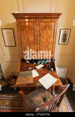 Inghilterra, East Sussex, Rye, Lamb House, One Time Home of the Writer Henry James, The Telephone Room Foto Stock
