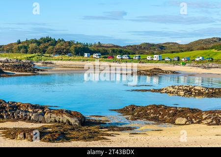 Traigh Beach, Highland, Scozia, Regno Unito, Europa Foto Stock