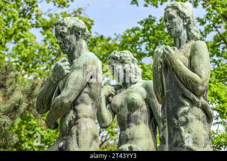 Beethoven-Denkmal von Georg Kolbe, Taunusanlage, Francoforte, Assia, Deutschland *** Monumento di Beethoven di Georg Kolbe, Taunusanlage, Francoforte, Assia, Germania Credit: Imago/Alamy Live News Foto Stock