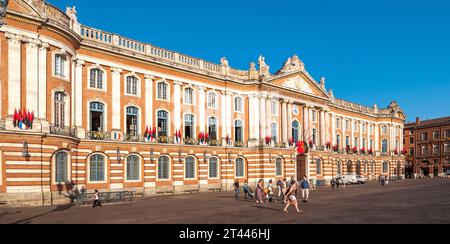 Capitole de Toulouse / il Municipio in Place du Capitole, Tolosa, Haute Garonne, , Occitanie, Francia Foto Stock