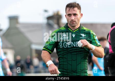 Galway, Irlanda. 28 ottobre 2023. Caolin Blade of Connacht dopo l'incontro del secondo round dello United Rugby Championship tra Connacht Rugby e Glasgow Warriors allo Sportsground di Galway, Irlanda, il 28 ottobre 2023 (foto di Andrew SURMA/ Credit: SIPA USA/Alamy Live News Foto Stock