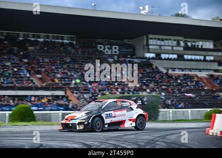 Praga, Germania. 26 ottobre 2023., durante il FIA World Rally Championship WRC Central European Rally, affrontano il circuito SSS di Klatovy, Praga, Repubblica Ceca 26 ottobre 2023 crediti: Independent Photo Agency/Alamy Live News Foto Stock