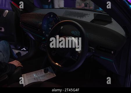 2024 Mini Cooper se Sport interni Foto Stock