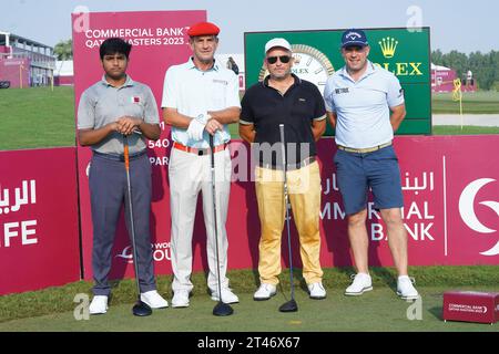 Commercial Bank Qatar Masters al Doha Golf Club in Qatar. Foto Stock