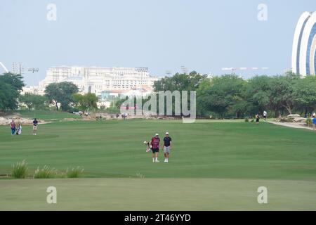 Commercial Bank Qatar Masters al Doha Golf Club in Qatar. Foto Stock