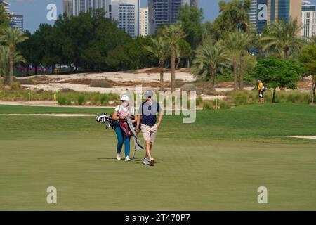 Commercial Bank Qatar Masters al Doha Golf Club in Qatar. Foto Stock