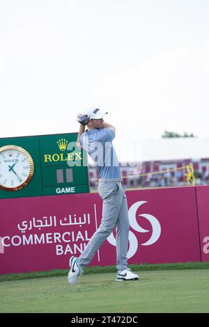 Commercial Bank Qatar Masters al Doha Golf Club in Qatar. Foto Stock