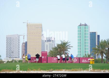 Commercial Bank Qatar Masters al Doha Golf Club in Qatar. Foto Stock