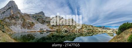 In Val Vermenagna, nel parco delle Alpi marittime, una suggestiva valle immersa nella natura più selvaggia Foto Stock