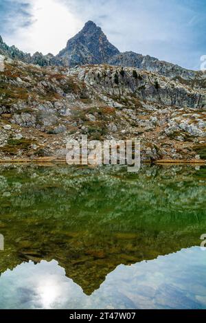 In Val Vermenagna, nel parco delle Alpi marittime, una suggestiva valle immersa nella natura più selvaggia Foto Stock