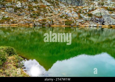 In Val Vermenagna, nel parco delle Alpi marittime, una suggestiva valle immersa nella natura più selvaggia Foto Stock