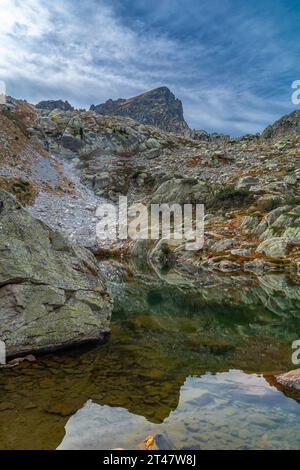 In Val Vermenagna, nel parco delle Alpi marittime, una suggestiva valle immersa nella natura più selvaggia Foto Stock