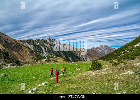 In Val Vermenagna, nel parco delle Alpi marittime, una suggestiva valle immersa nella natura più selvaggia Foto Stock